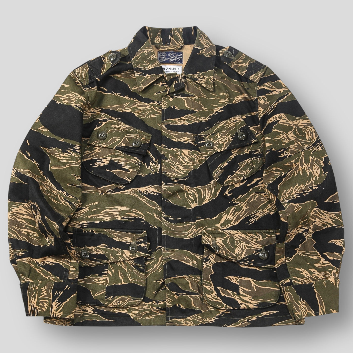 BUZZ RICKSON's x BEAMS BOY 2018SS 別注 タイガーストライプ