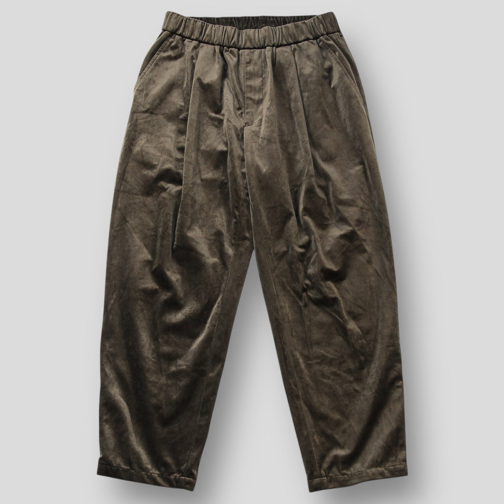 District UNITED ARROWS ベルベットジップ イージーパンツ 1114