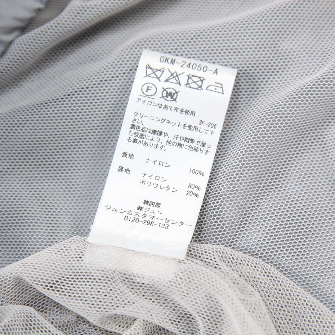 AMOMENTO 2024SS GLOSSY NYLON HALF ZIP-UP JUMPER AM24SSM04JP M