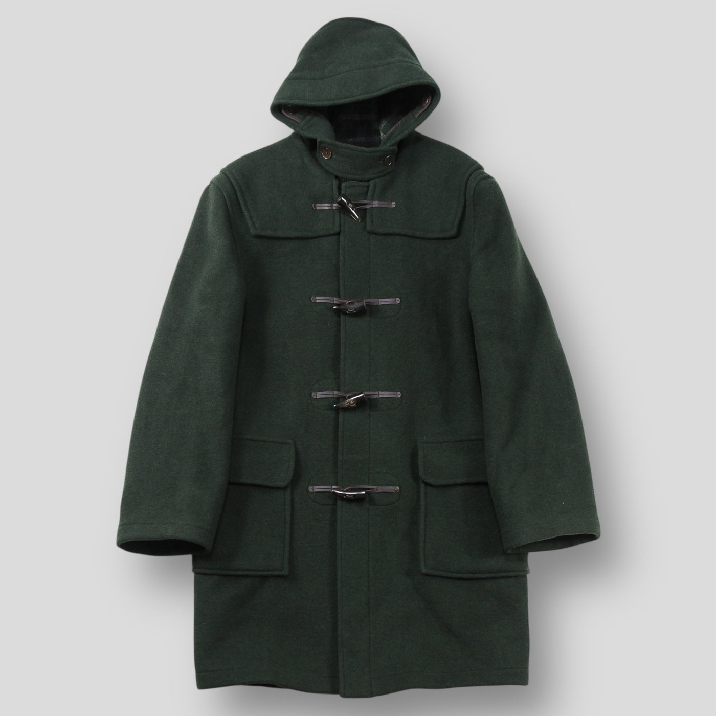 ✨希少色✨美品✨グローバーオール　ダッフルコート　グリーン　サイズ38 Gloverall / グローバーオール イギリス製 メルトンウール ダッフル