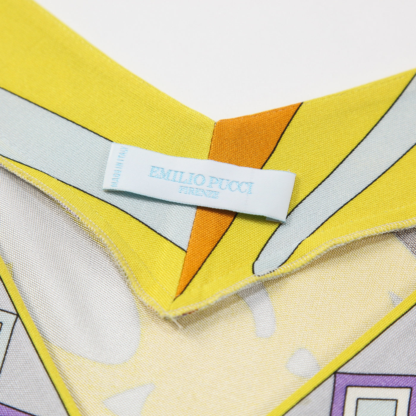 EMILIO PUCCI / エミリオプッチ イタリア製 シルクVネックワンピース