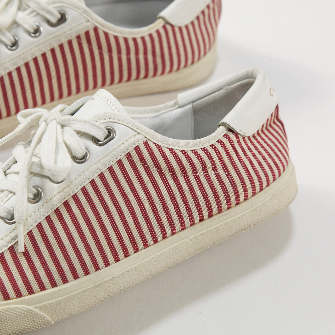 CELINE / セリーヌ BLANK ストライプ キャンバス ローカット