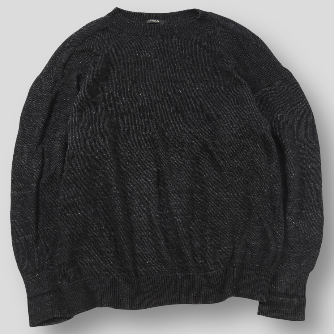 COMOLI / コモリ 2023SS 7Gコットン ガンジーニット X01-06008 FREE