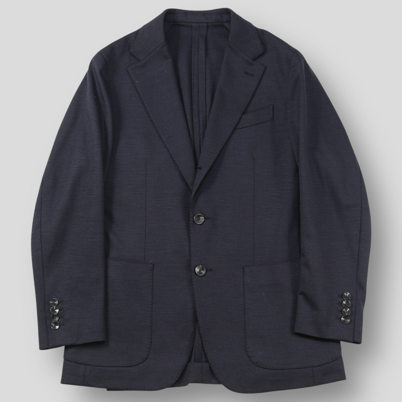 2019AW butterfly ウールジャージー ソリッド3ボタンスーツ GZS100ZJN 46