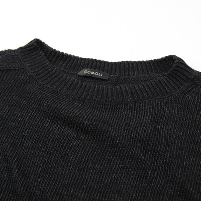 COMOLI / コモリ 2023SS 7Gコットン ガンジーニット X01-06008 FREE