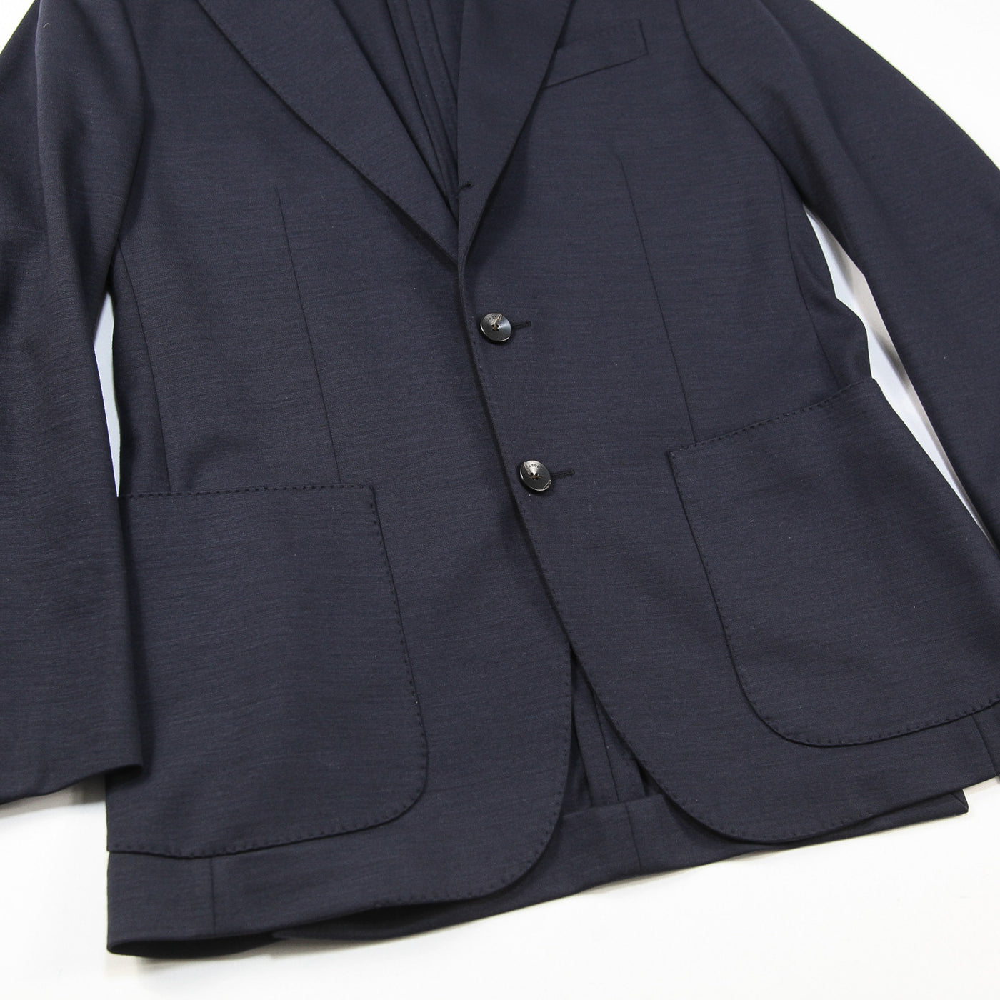 2019AW butterfly ウールジャージー ソリッド3ボタンスーツ GZS100ZJN 46