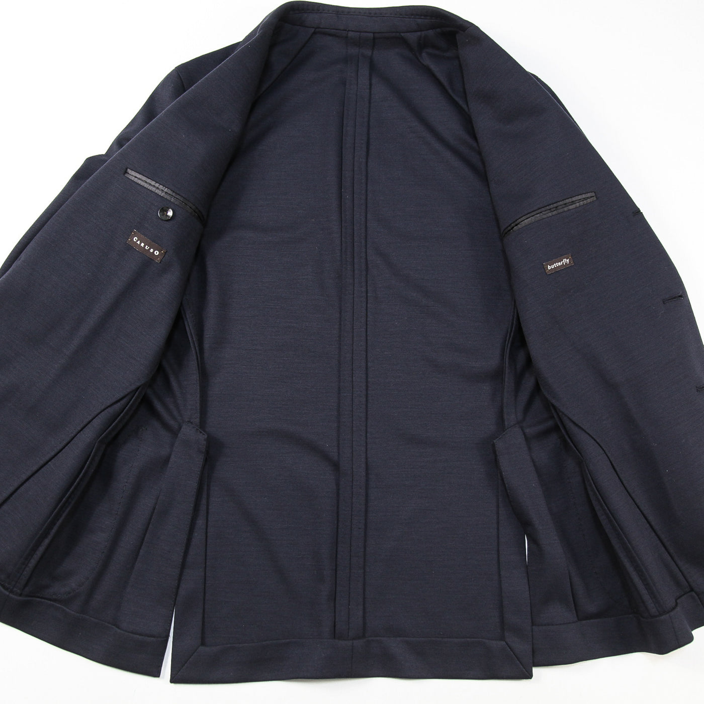 2019AW butterfly ウールジャージー ソリッド3ボタンスーツ GZS100ZJN 46