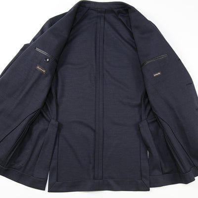 2019AW butterfly ウールジャージー ソリッド3ボタンスーツ GZS100ZJN 46