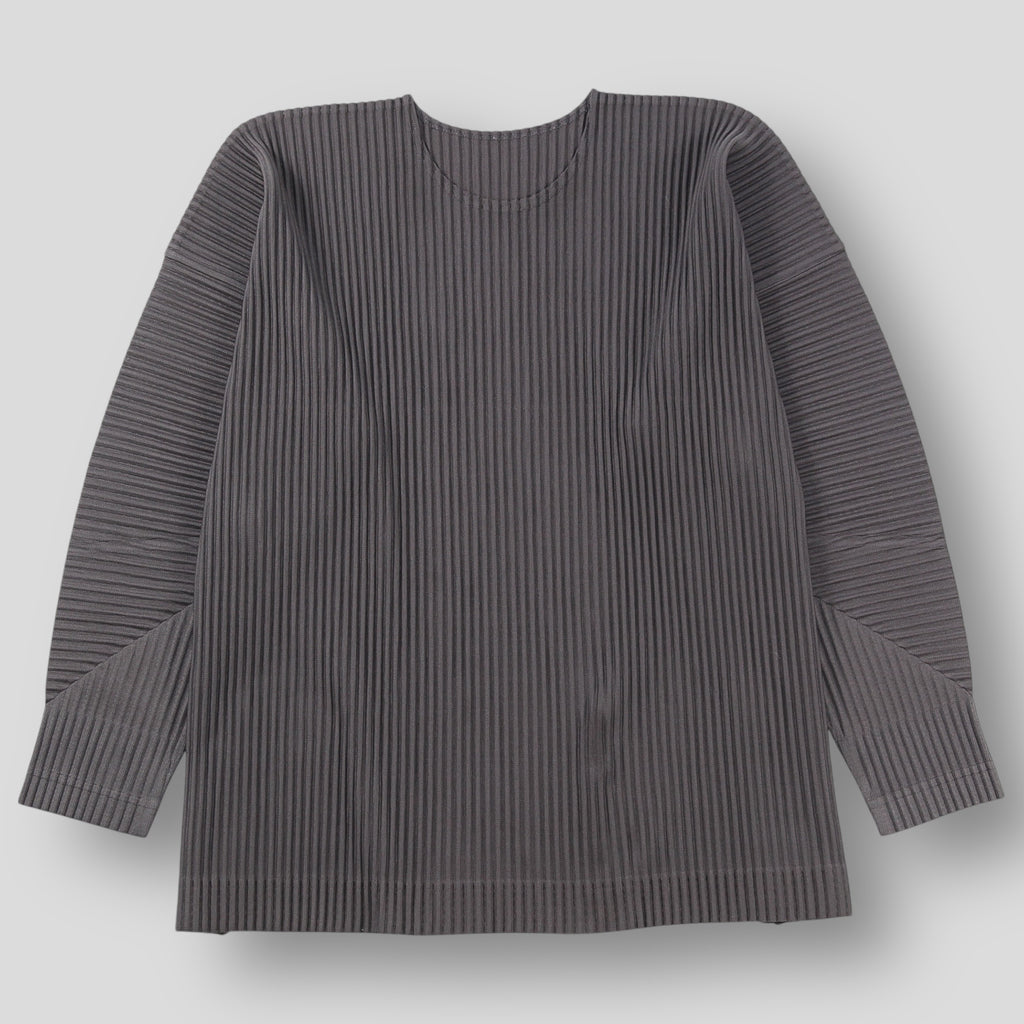 HOMME PLISSE ISSEY MIYAKE BASICS 長袖カットソー HOMME PLISSE ISSEY MIYAKE 2020SS プリーツ ロングスリーブカットソー