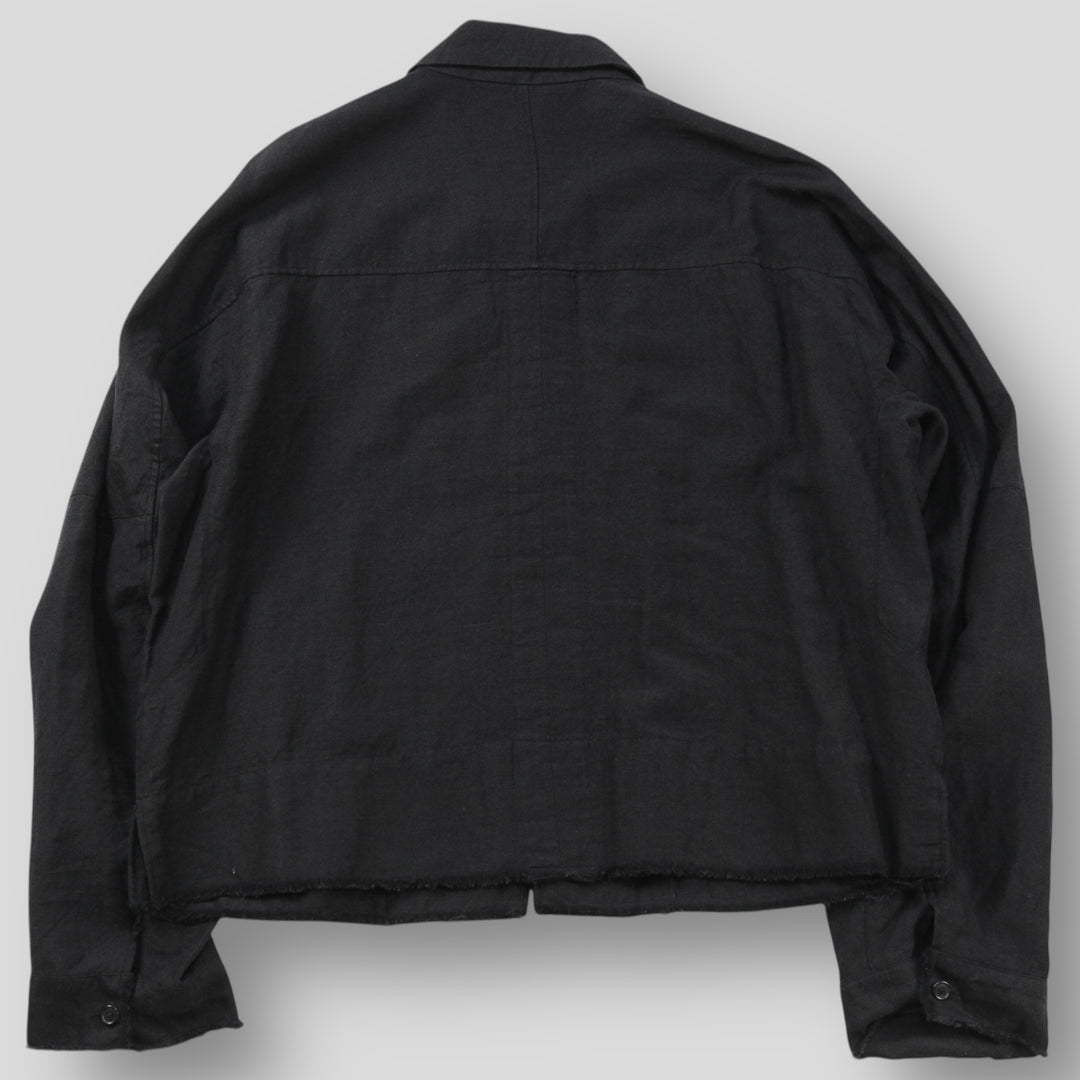 ANCELLM / アンセルム 2025SS W/L SHORT ZIPUP SHIRT ANC-SH53-A 3