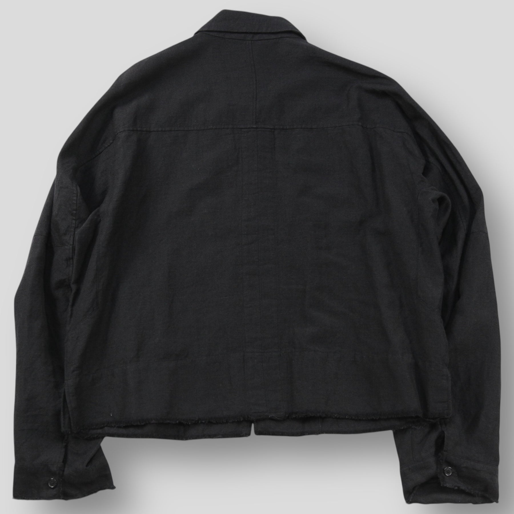 ANCELLM / アンセルム 2025SS W/L SHORT ZIPUP SHIRT ANC-SH53-A 3