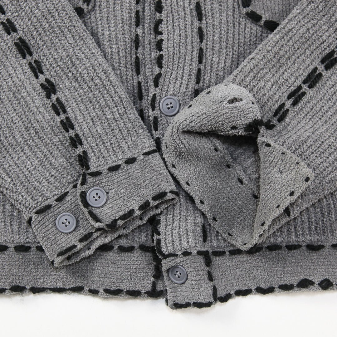 PHINGERIN x Girls Don't Cry Hand Stitched Knit Cardigan PD-232-KN