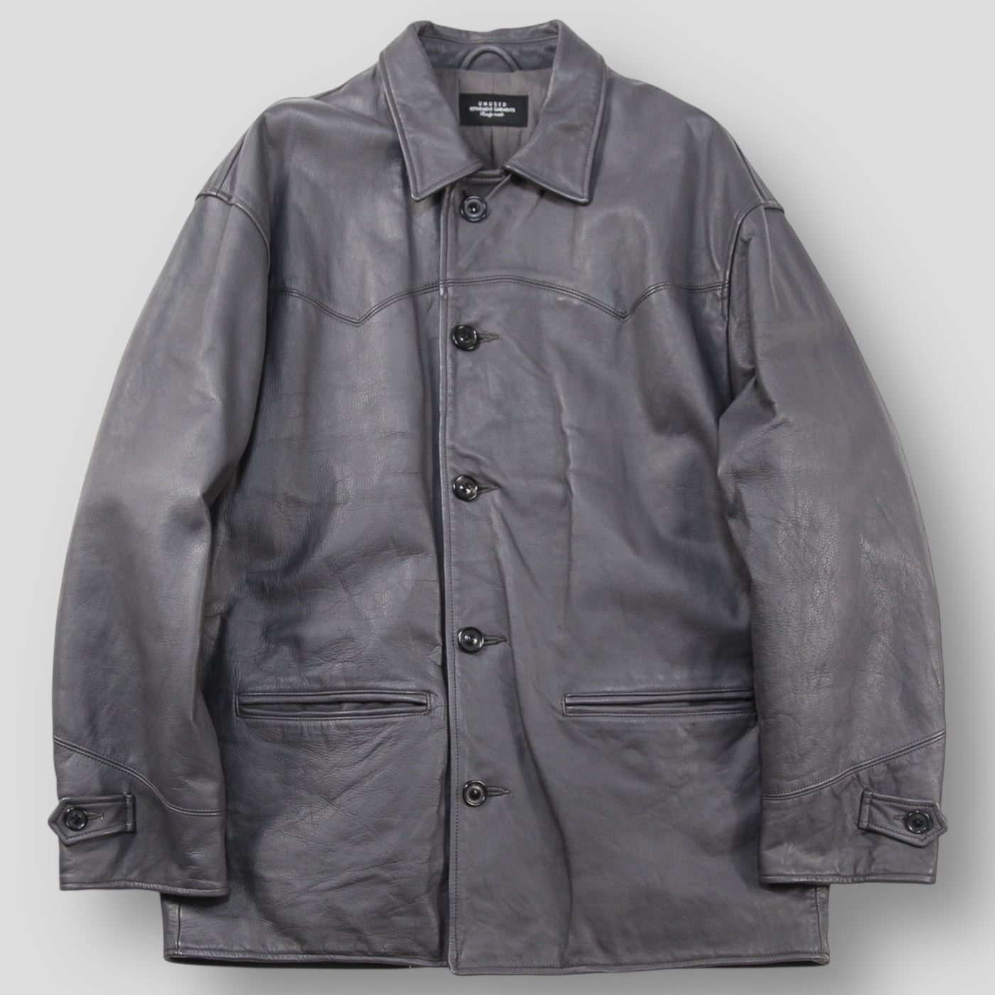 UNUSED / アンユーズド 2024AW Leather car coat US2450 3 – SHAFT STORE