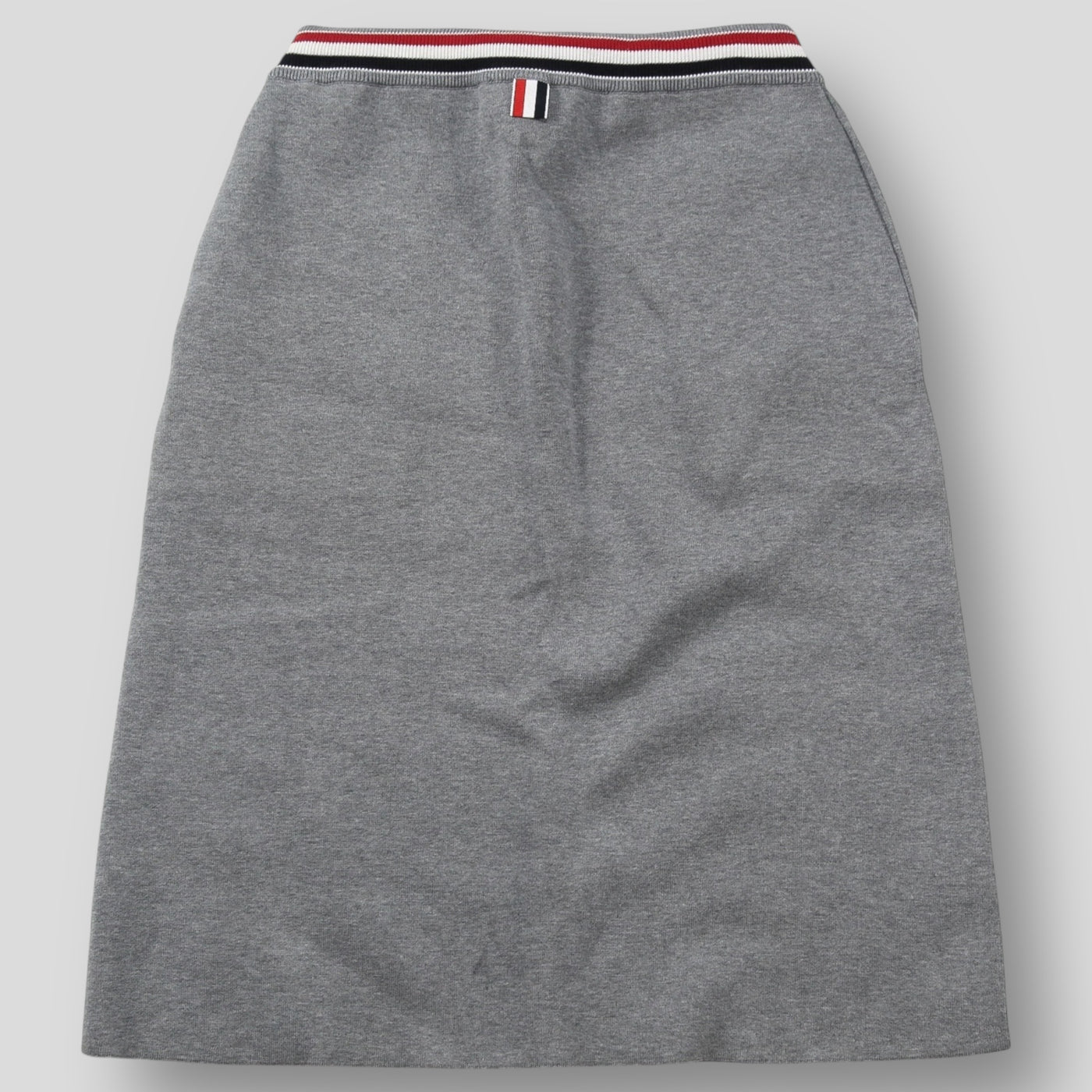 美品 THOM BROWNE 23SS ダブルフェイスコットン Aラインスカート THOM BROWNE 2023SS ダブルフェイスコットン Aラインスカート FKK104A