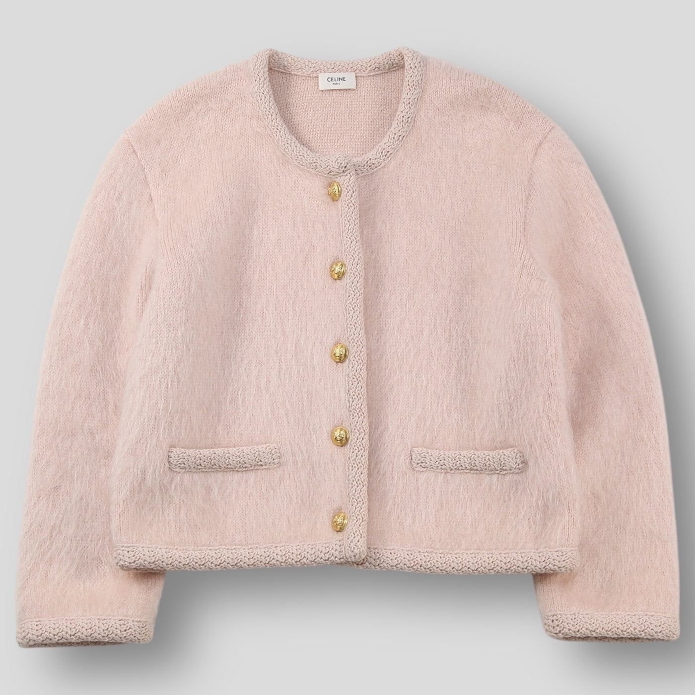 【新品】2022SS カーディガンジャケット / ブラッシュドモヘア 2A43Y270R.25PQ M