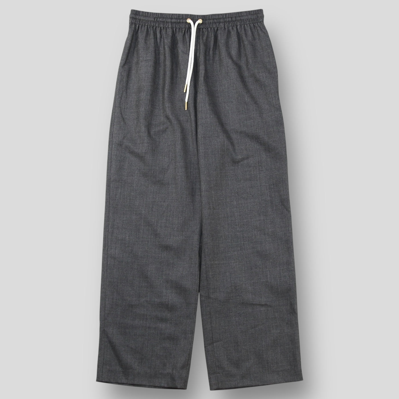 2024AW ストレート ジョギングパンツ / プリンス・オブ・ウェールズ カシミア 2P823856W.09GX 36