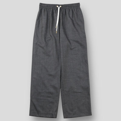 2024AW ストレート ジョギングパンツ / プリンス・オブ・ウェールズ カシミア 2P823856W.09GX 36