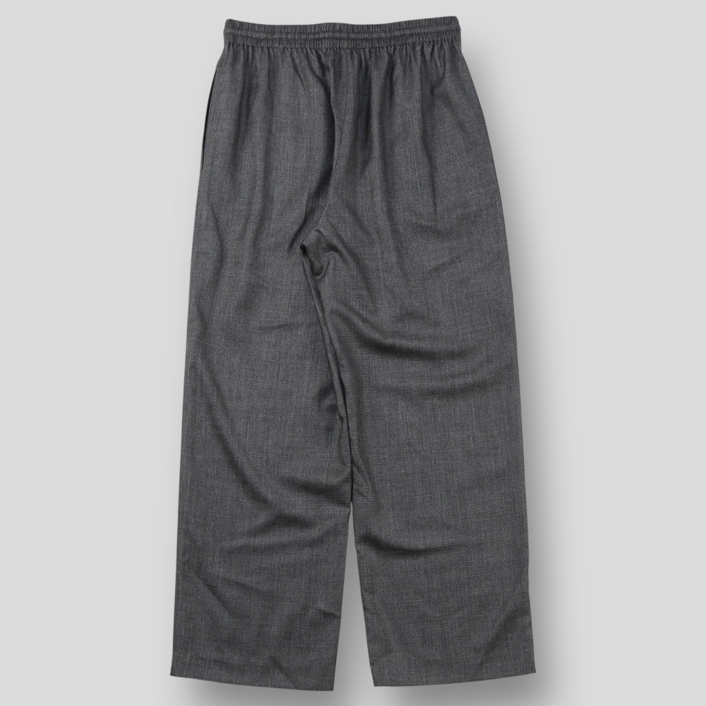 2024AW ストレート ジョギングパンツ / プリンス・オブ・ウェールズ カシミア 2P823856W.09GX 36