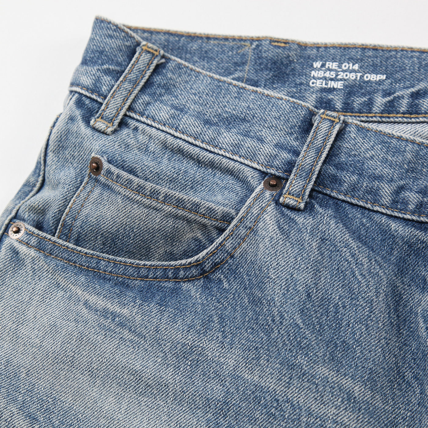 2022AW ウェスリー ジーンズ / ピズモウォッシュ デニム 2N845206T.08PI / W_RE_014 29