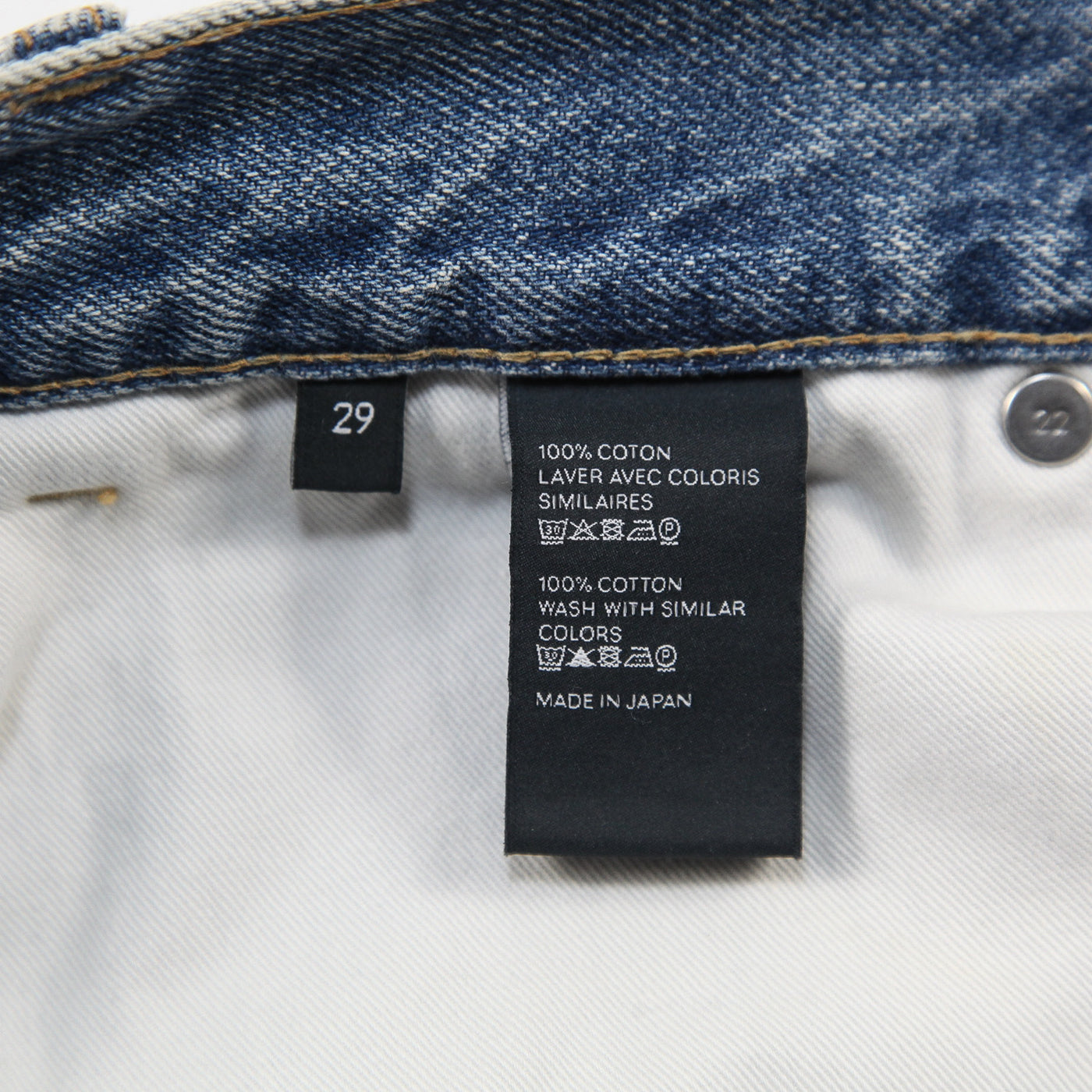 2022AW ウェスリー ジーンズ / ピズモウォッシュ デニム 2N845206T.08PI / W_RE_014 29