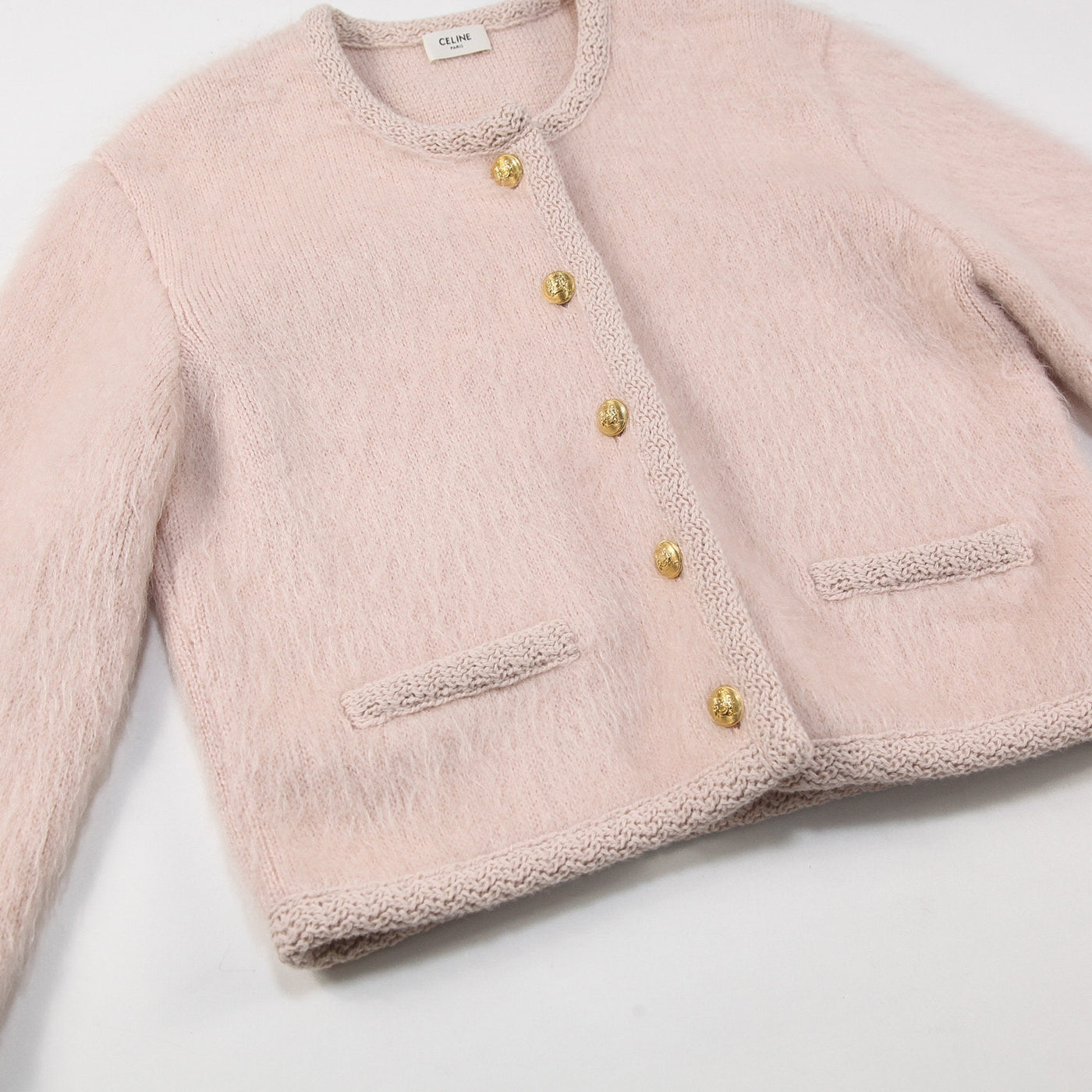 【新品】2022SS カーディガンジャケット / ブラッシュドモヘア 2A43Y270R.25PQ M