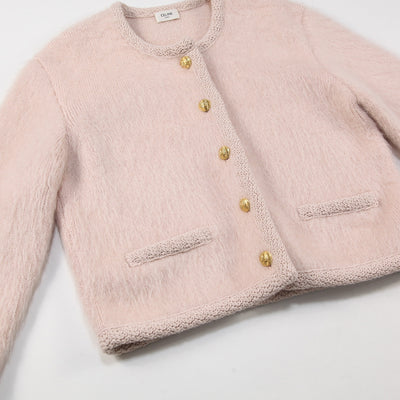 【新品】2022SS カーディガンジャケット / ブラッシュドモヘア 2A43Y270R.25PQ M