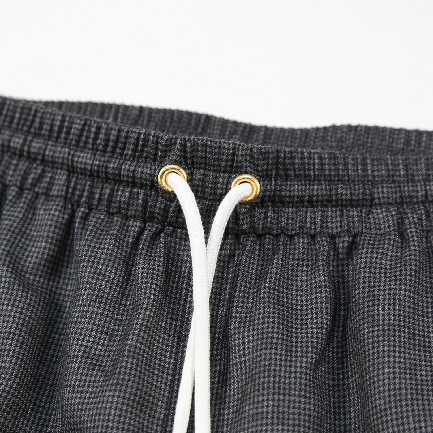 2024AW ストレート ジョギングパンツ / プリンス・オブ・ウェールズ カシミア 2P823856W.09GX 36