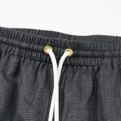 2024AW ストレート ジョギングパンツ / プリンス・オブ・ウェールズ カシミア 2P823856W.09GX 36