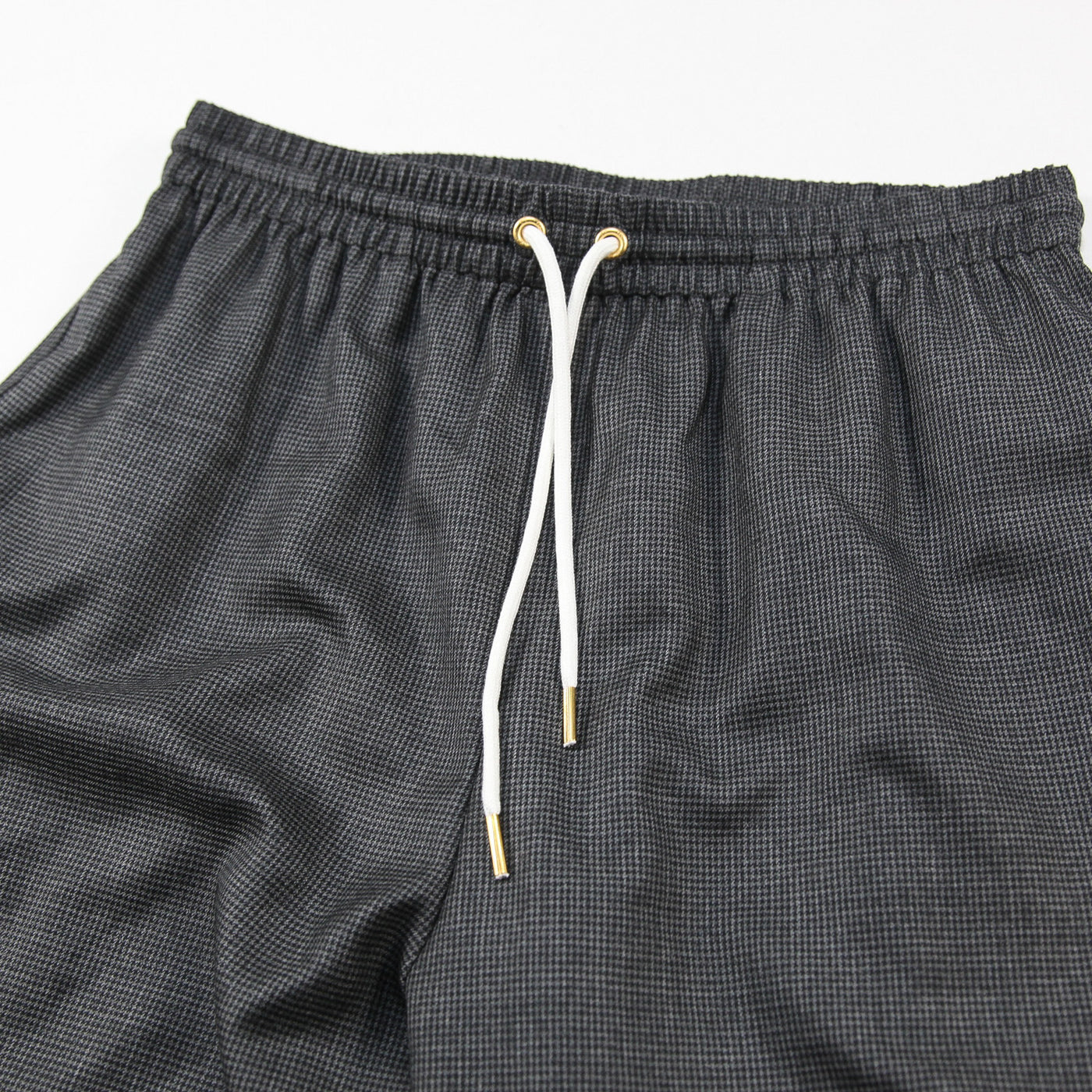 2024AW ストレート ジョギングパンツ / プリンス・オブ・ウェールズ カシミア 2P823856W.09GX 36