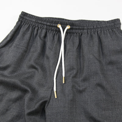 2024AW ストレート ジョギングパンツ / プリンス・オブ・ウェールズ カシミア 2P823856W.09GX 36