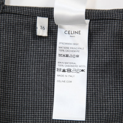 2024AW ストレート ジョギングパンツ / プリンス・オブ・ウェールズ カシミア 2P823856W.09GX 36