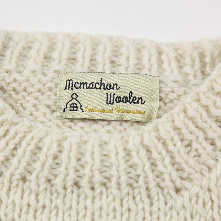 新品】MacMahon Knitting Mills 2025AW Crew Neck Knit - Line Skulls