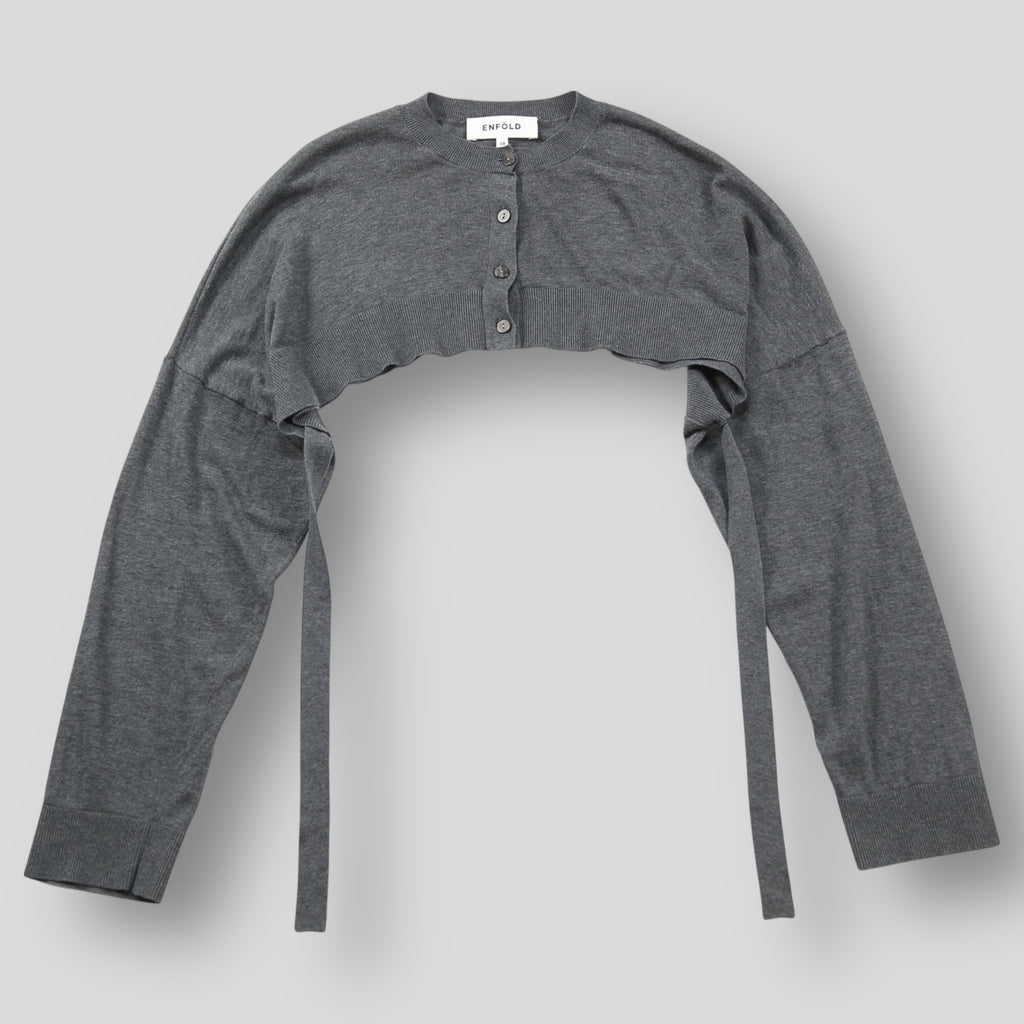 ENFOLD / エンフォルド 2025SS SHORTEST CARDIGAN 300IS270-2491 38