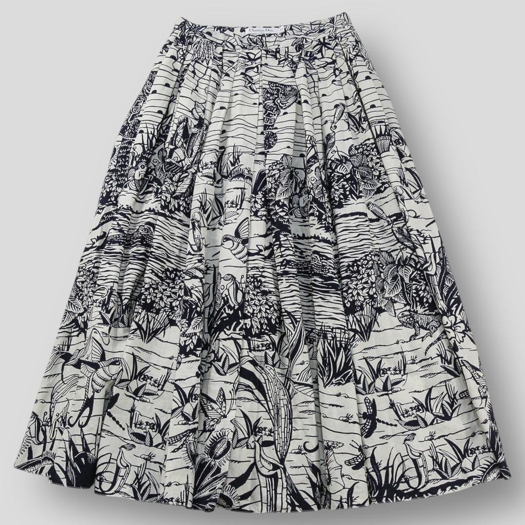 美品　クリスチャンディオール　ワンピース　レイヤードスカート Christian Dior / クリスチャン・ディオール 2020SS アフリカン