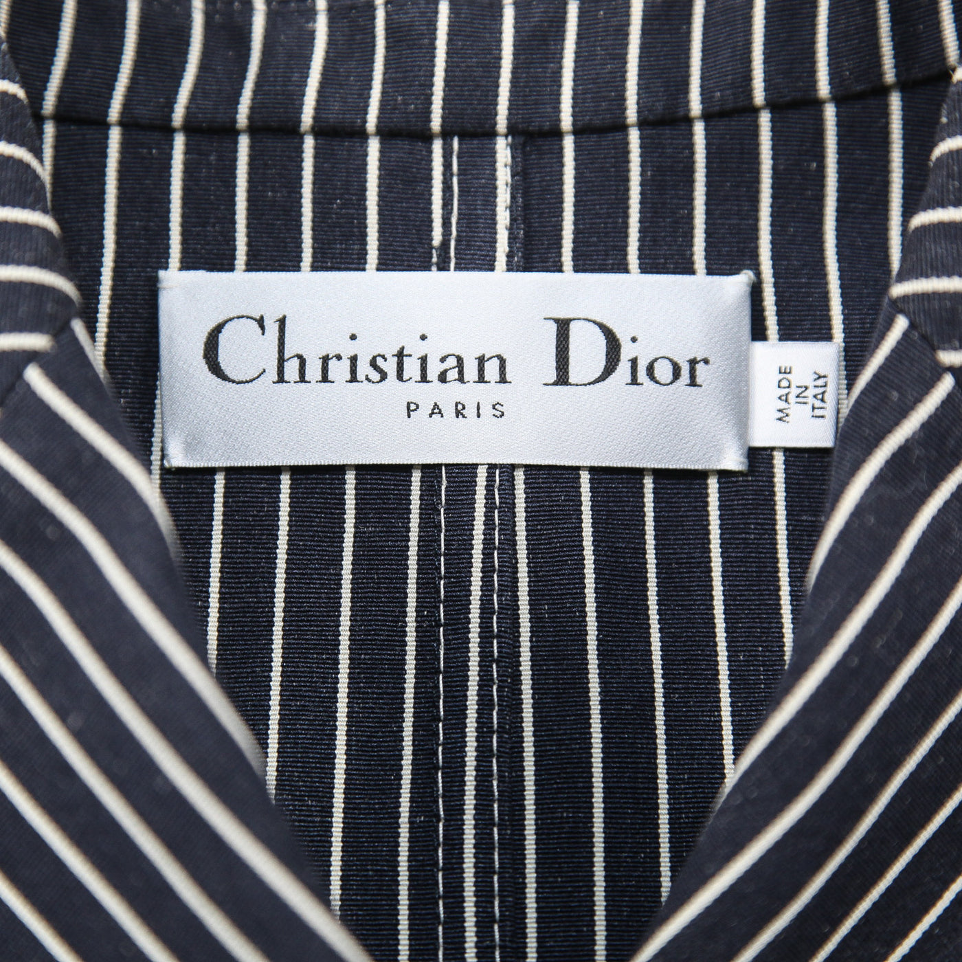 クリスチャンディオール pour toujours ストライプ ダブルジャケット クリスチャンディオール pour toujours ストライプ ダブルジャケット