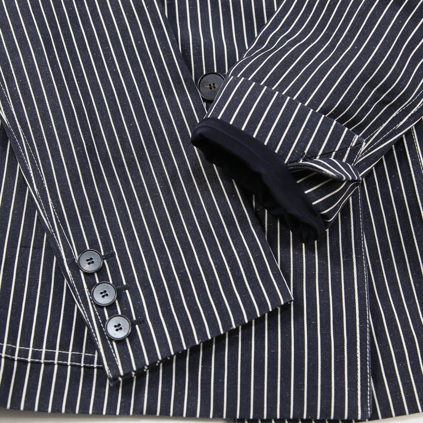 Christian Dior 2021SS リネンシルク ストライプ ダブルブレステッド