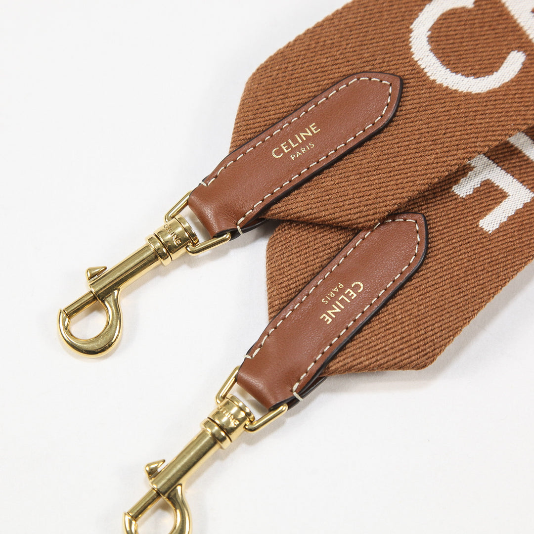 CELINE / セリーヌ CELINEジャカード ロングストラップ / ウール