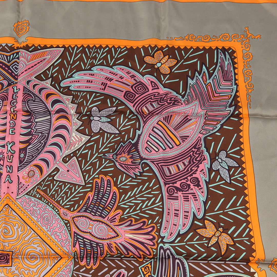 HERMES / エルメス フランス製 カレ 90 LEGENDE KUNA PEUPLE DE PANAMA