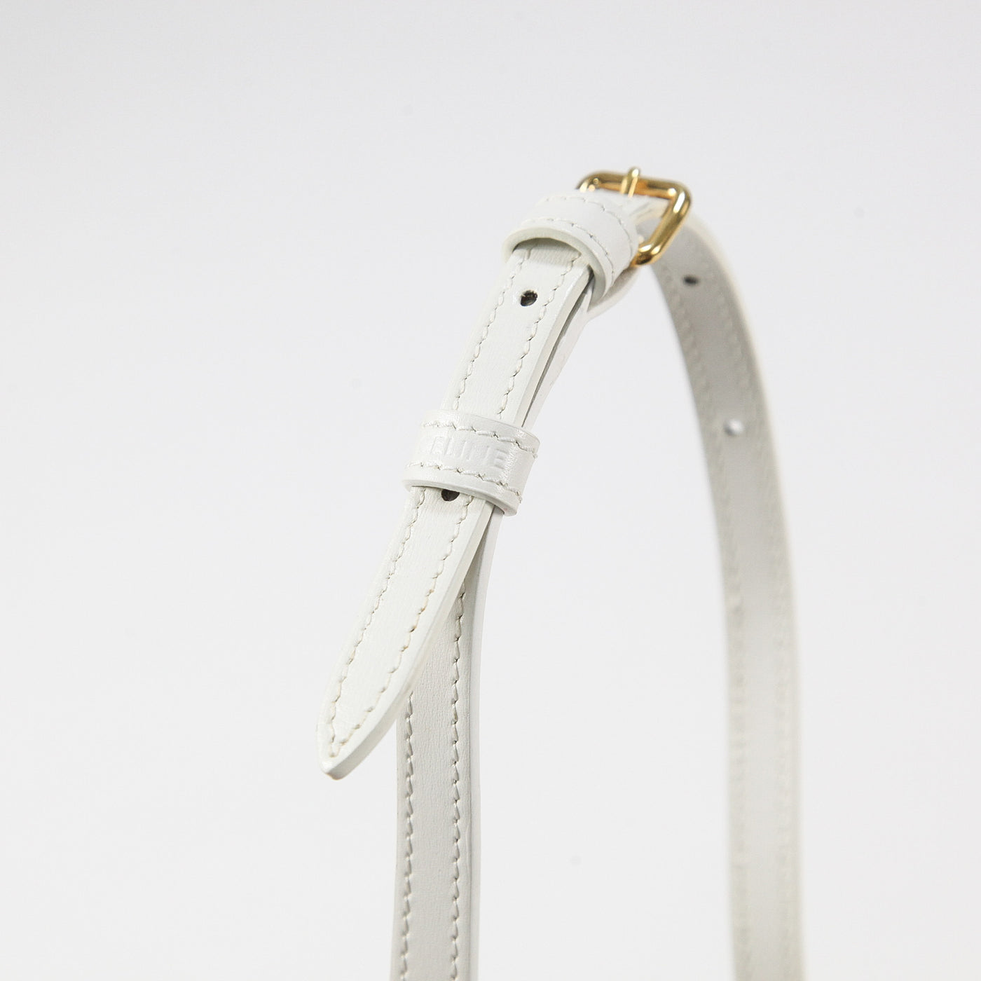 CELINE 2023SS ミディアム クロックバッグ / シャイニーカーフスキン 