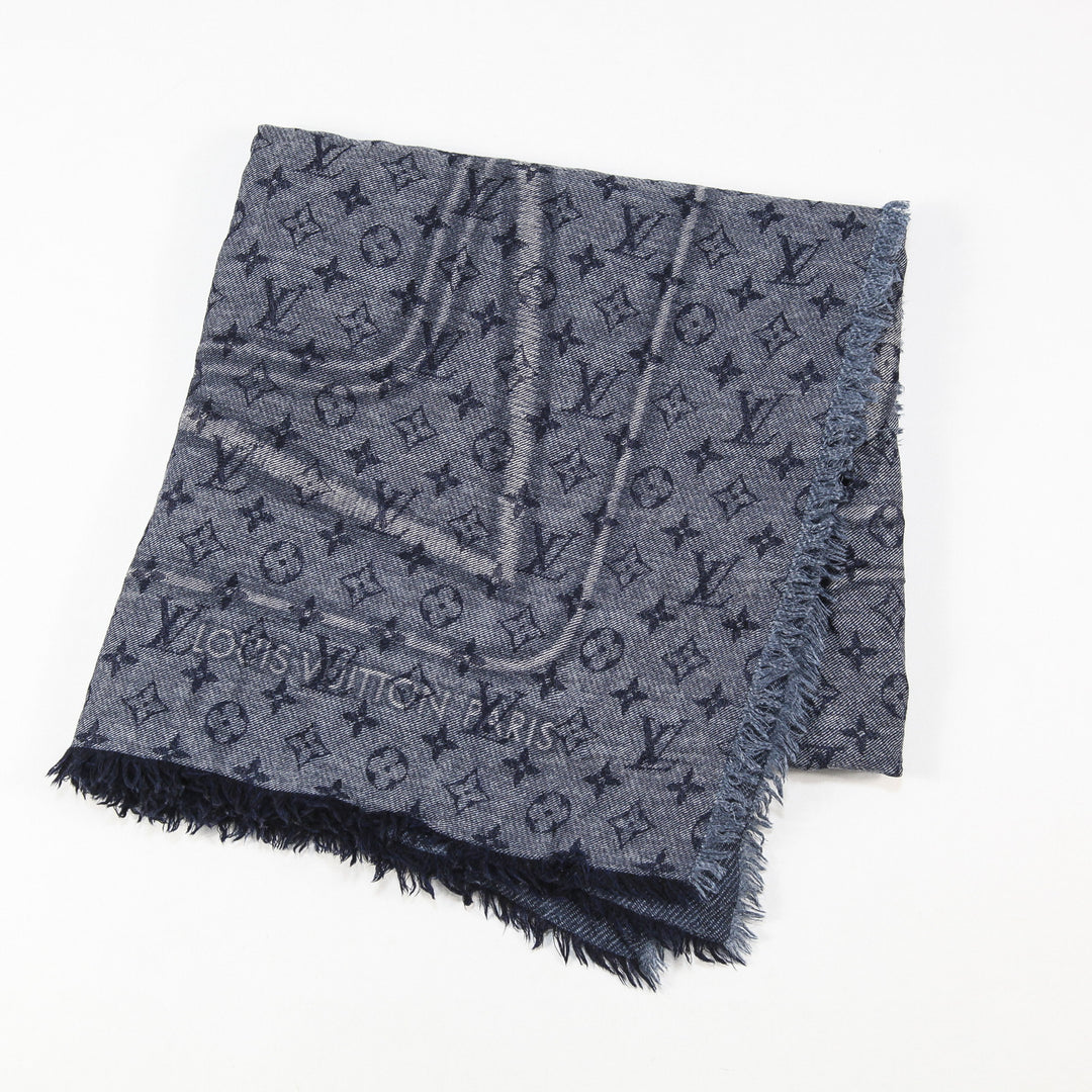 LOUIS VUITTON / ルイ・ヴィトン ショール・モノグラム デニム MP0684