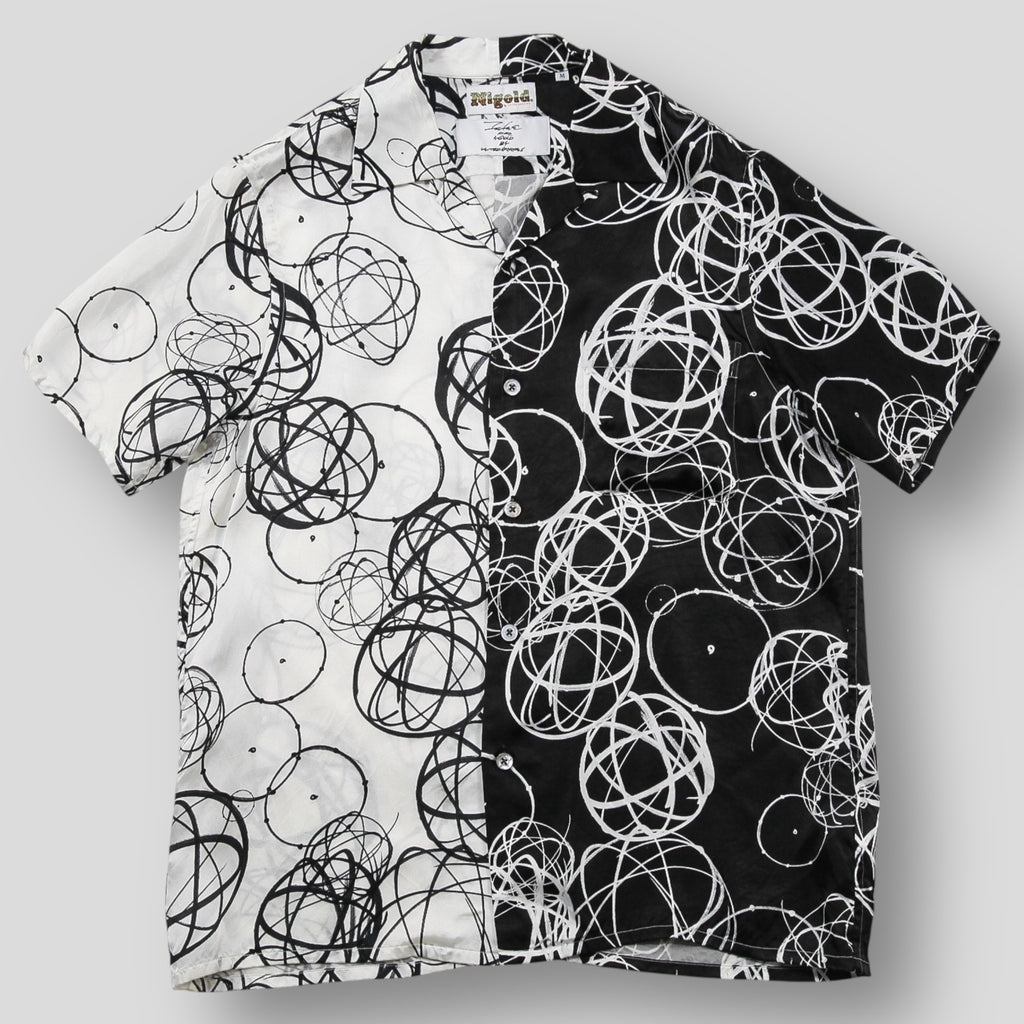美品 FUTURA NIGOLD UNITED ARROWS ATOM シャツ FUTURA FOR NIGOLD by UNITED ARROWS 2016SS ATOM ALOHA 5552-299-0008