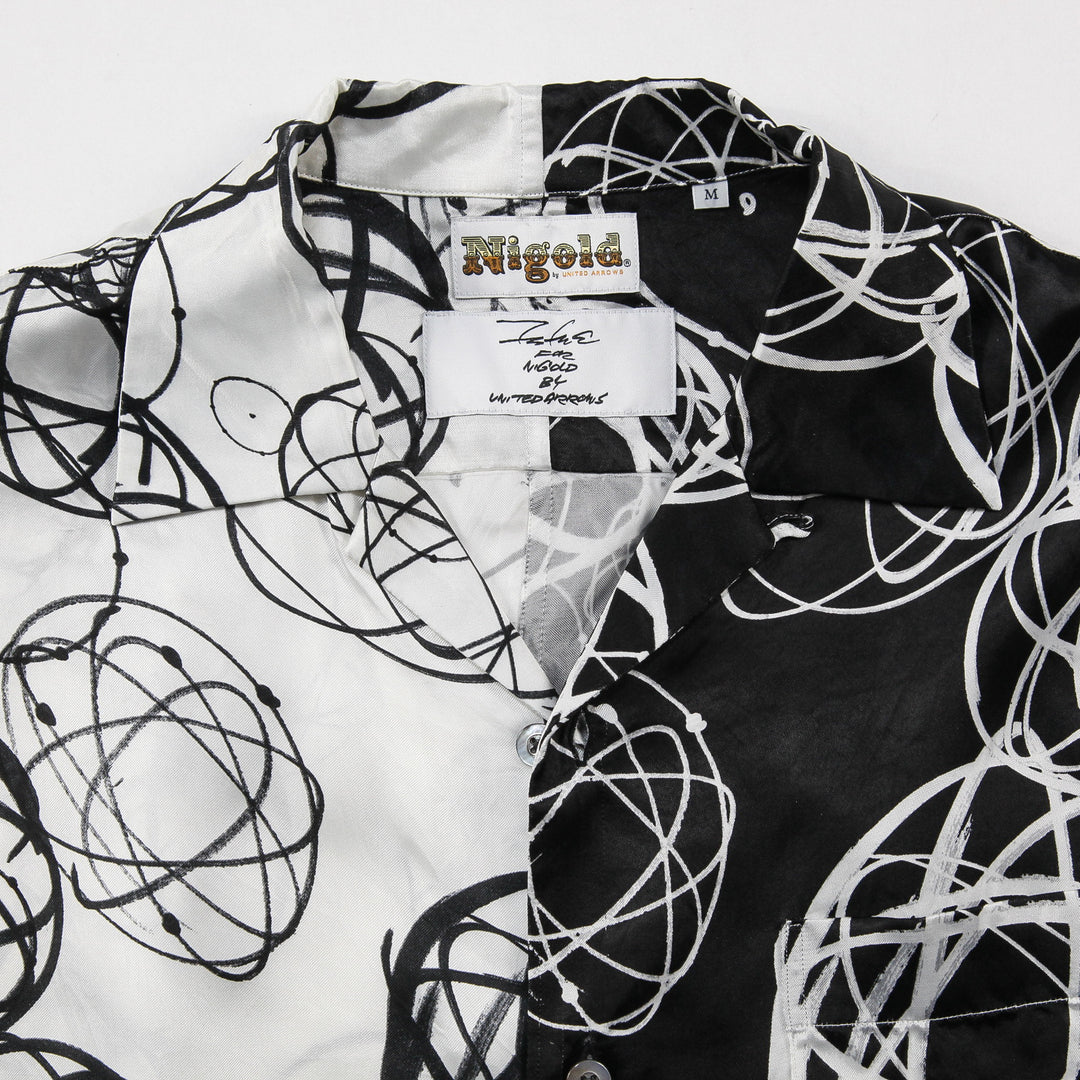 美品 FUTURA NIGOLD UNITED ARROWS ATOM シャツ FUTURA FOR NIGOLD by UNITED ARROWS 2016SS ATOM ALOHA 5552-299-0008