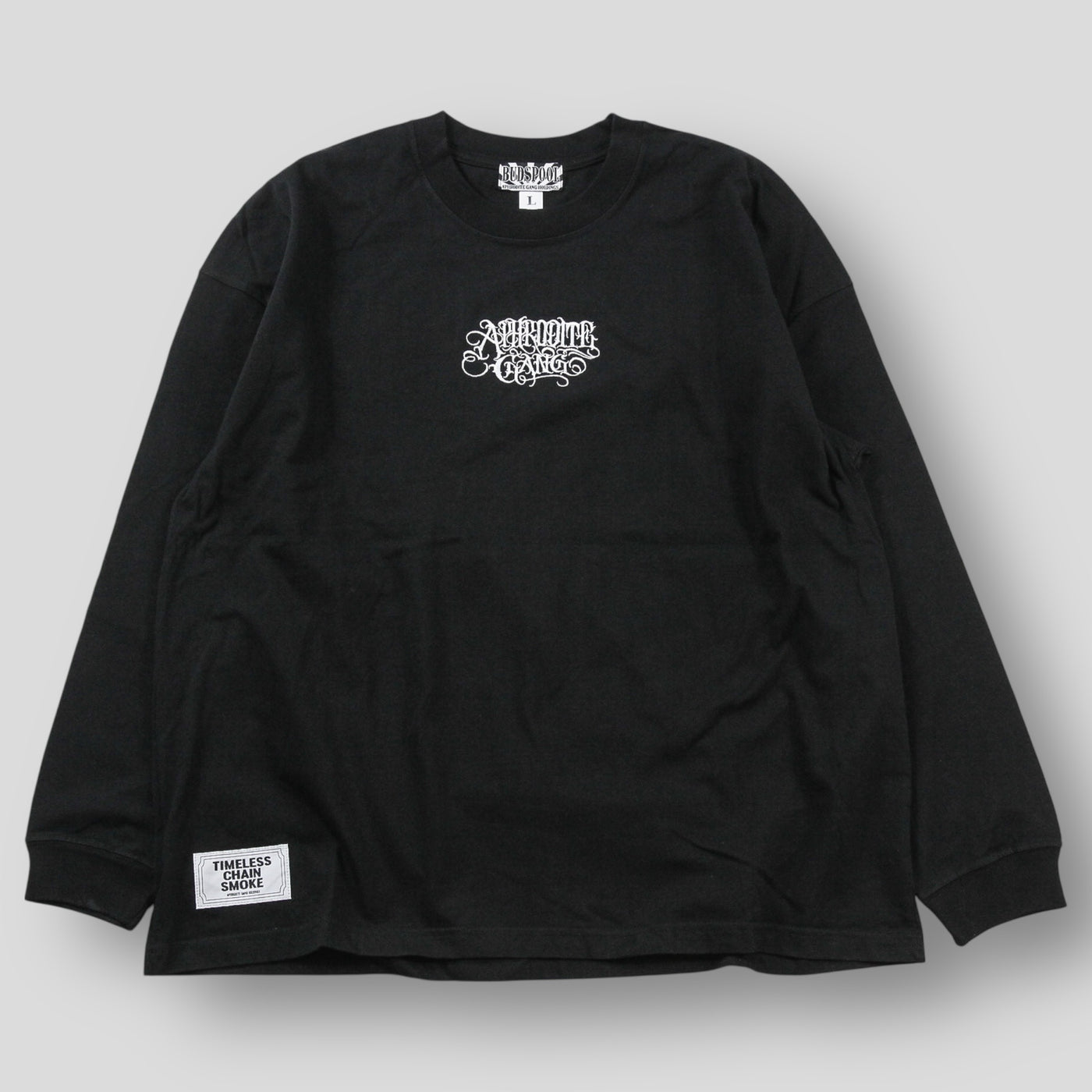 BUDSPOOL / バッズプール CLASSIC LOGO EMBROIDERY L/S TEE L – SHAFT