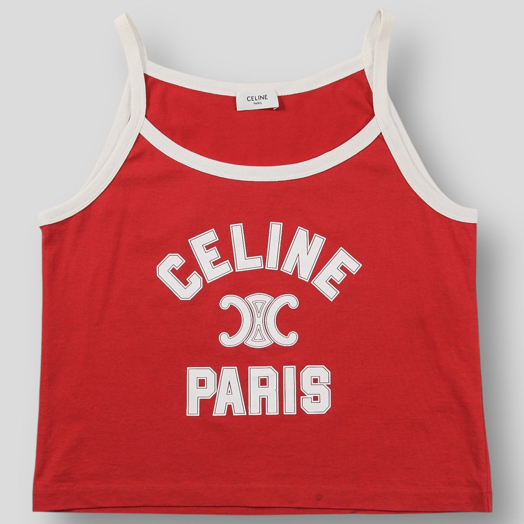 CELINE / セリーヌ 2024SS CELINE PARIS タンクトップ / コットン