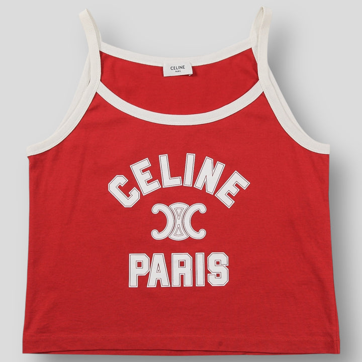CELINE / セリーヌ 2024SS CELINE PARIS タンクトップ / コットン
