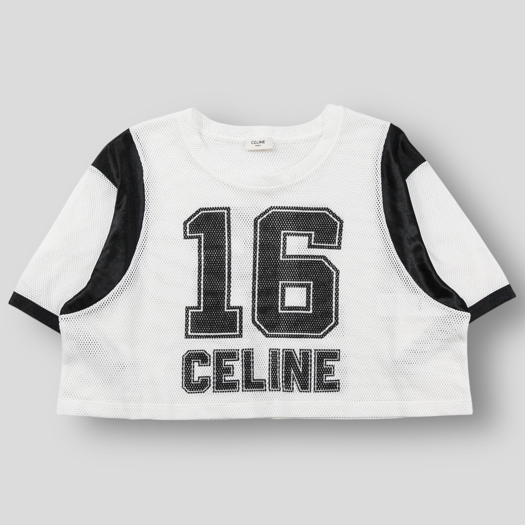 CELINE セリーヌ 2023SS クロップド Tシャツ 16 プリント