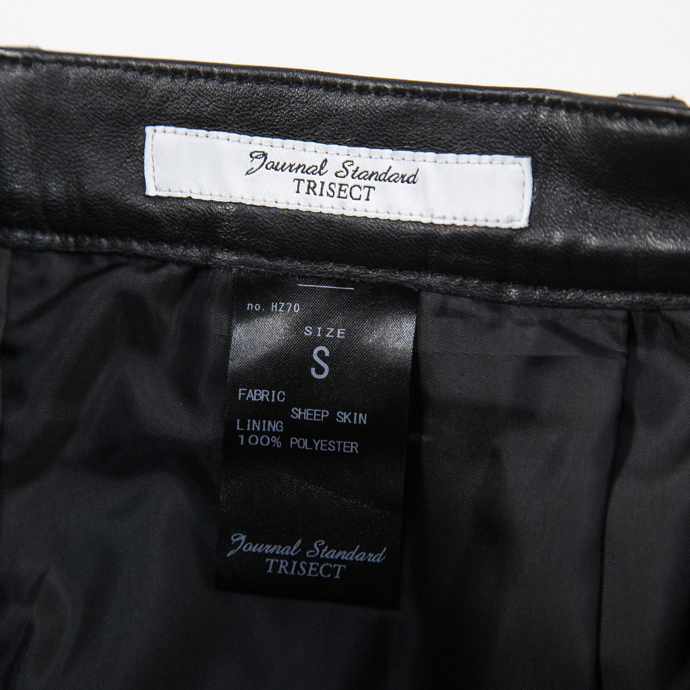 JOURNAL STANDARD TRISECT 2024SS ラムレザー ショーツ 24031600800010