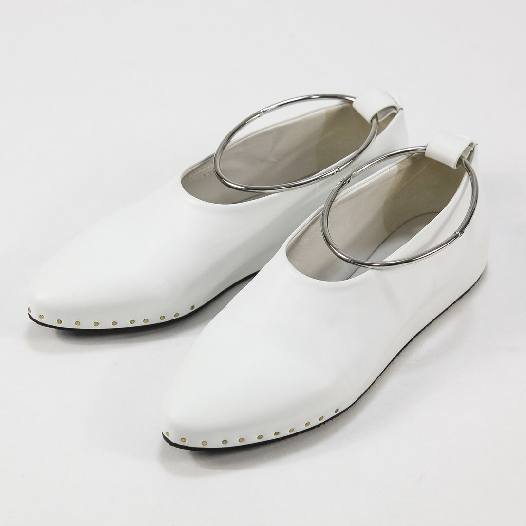 JIL SANDER / ジルサンダー メタルリング サイドスタッズ フラット