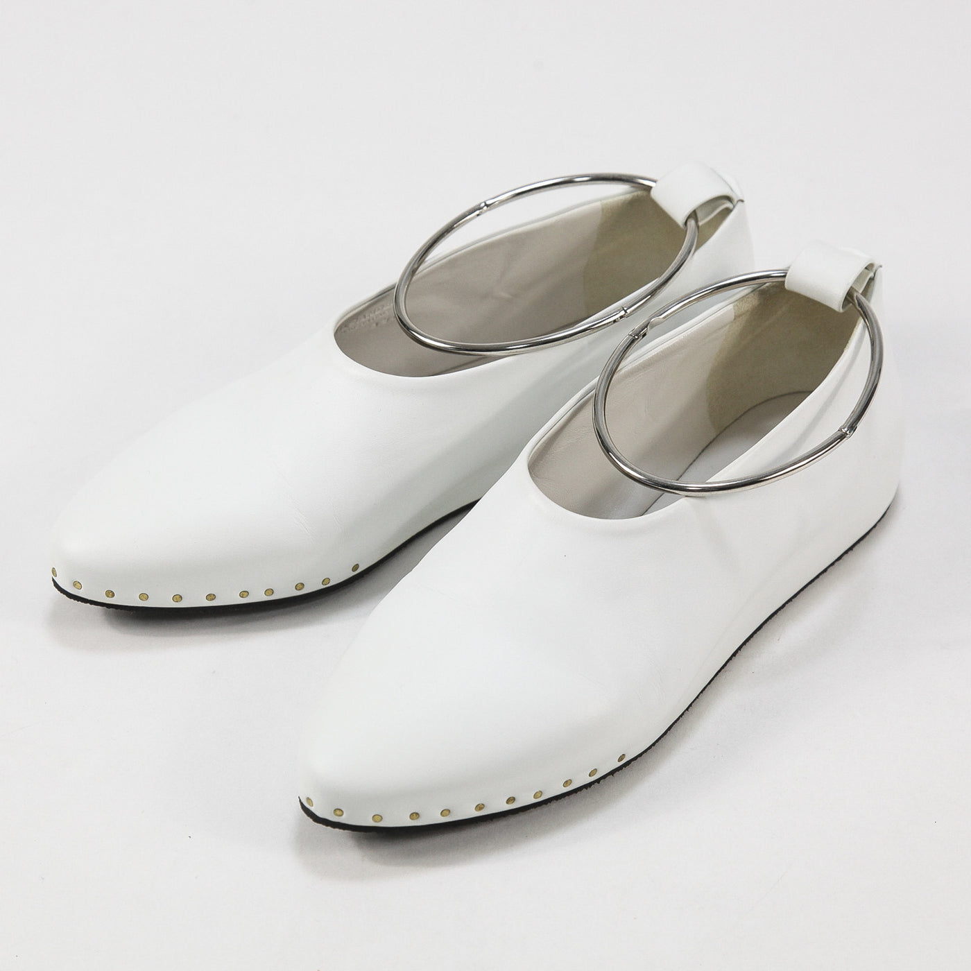 JIL SANDER / ジルサンダー メタルリング サイドスタッズ フラット
