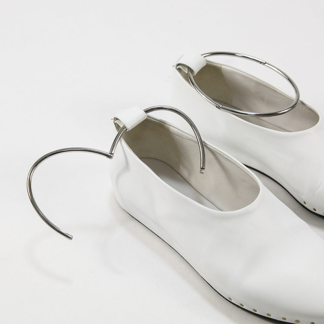 スムトコさん専用　ジルサンダー　jilsander リングフラットシューズ　35 リュクスな素材で差がつく【ジルサンダー】の大人が買うべきフラット